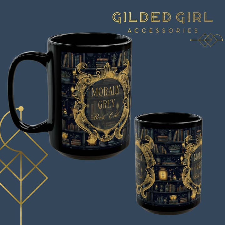 Mug du club de lecture moralement ambigu – Tasse à café et thé pour les lecteurs de fantasy et romantasy pour la vente par Gilded Girl Accessories
