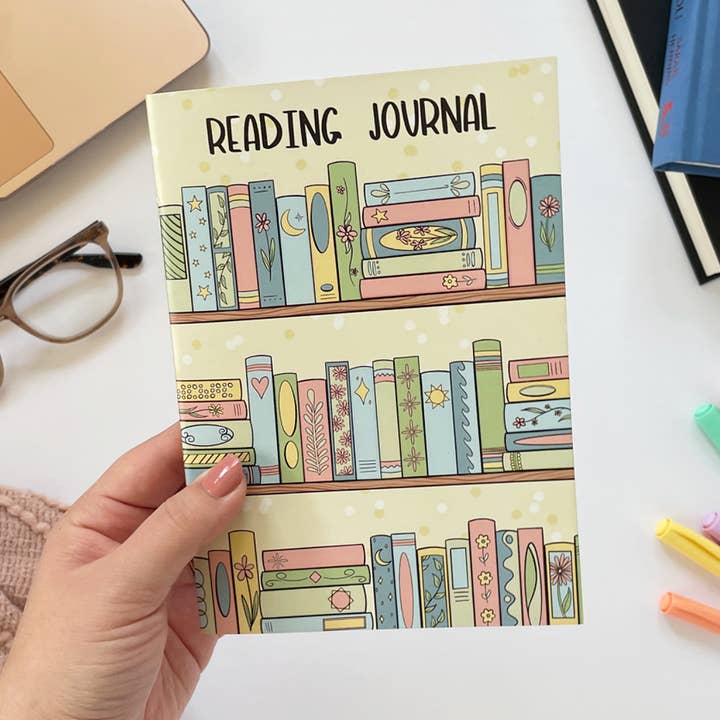 The Peachy Polka Dot - Wholesale Journal/Diary - Mini Reading Journal – TBR Tracker & Book Review Notebook1