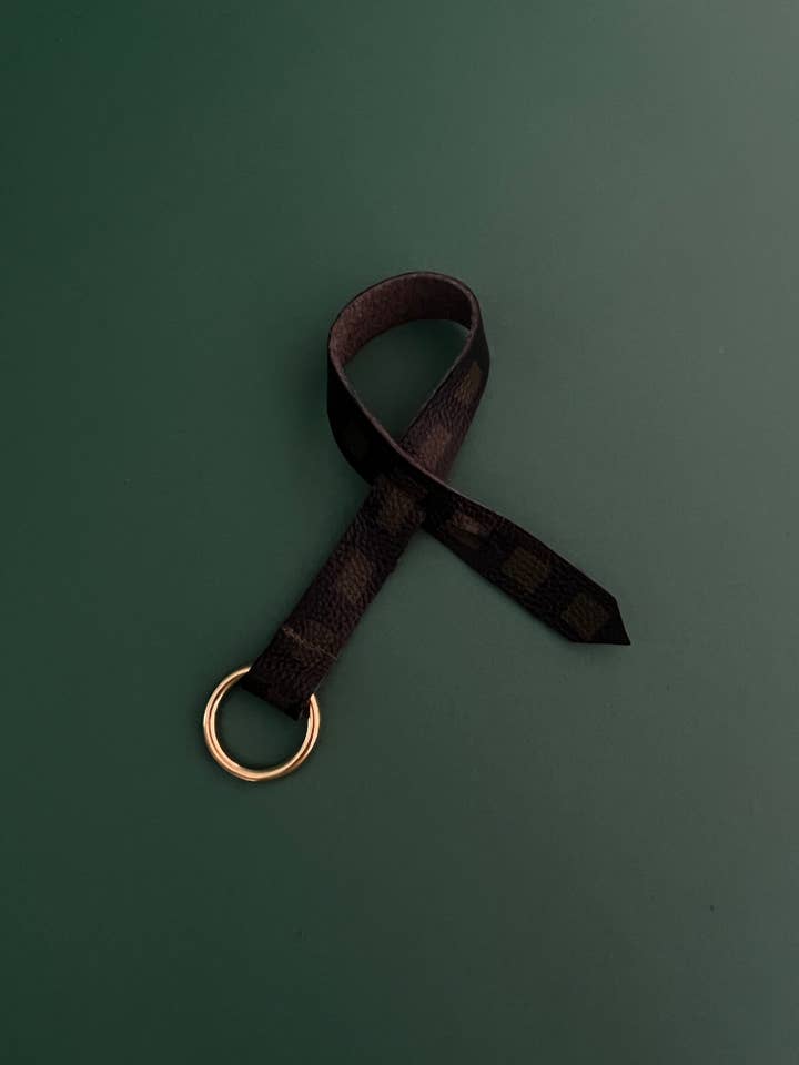 Leather Tote Loop Fob-Grid for wholesale by R-KI-TEKT