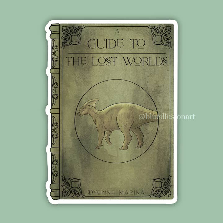 En guide till de förlorade världarna | Enstaka klistermärke för wholesale av Blue Illusion Art