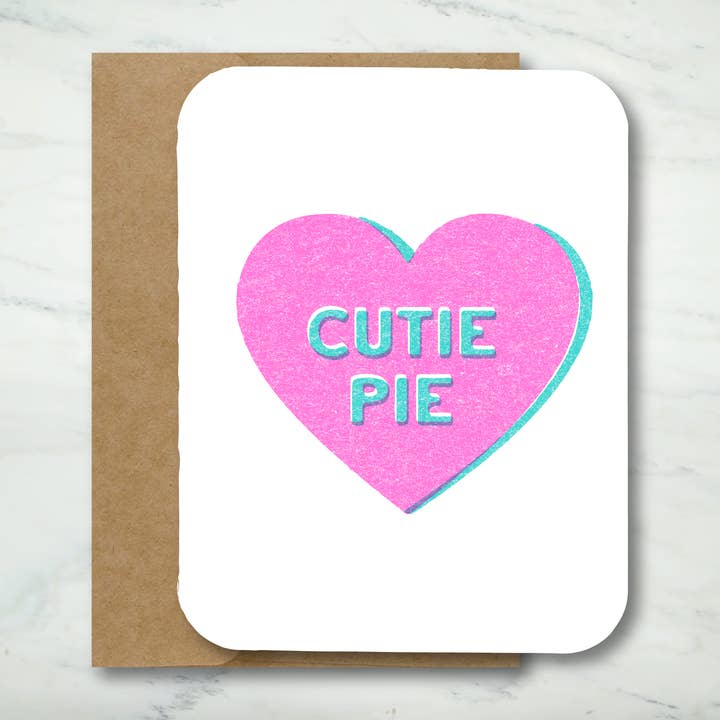 Paper Chain Studios - Wholesale Love Card - Cutie Pie Card