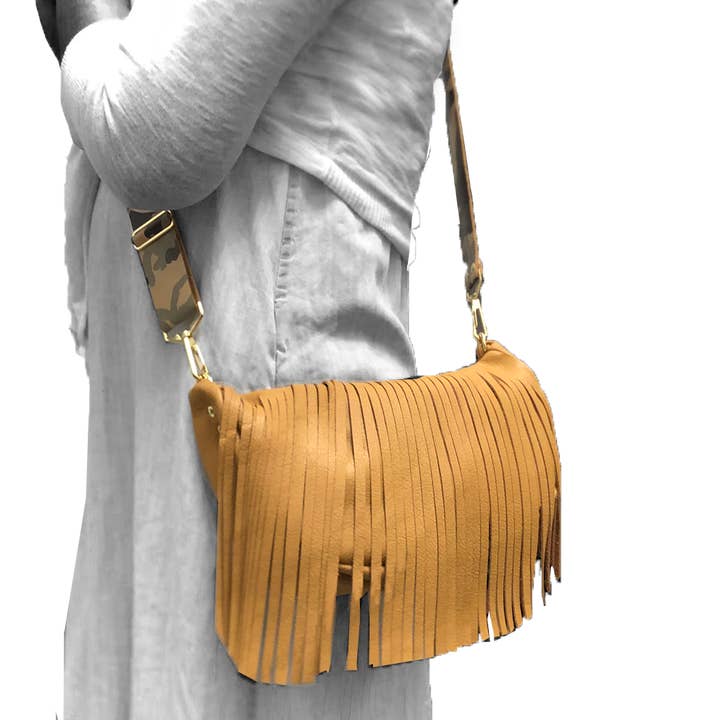 The Malibu Fringe Crossbody for wholesale by Zina Kao Exclusives