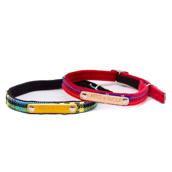 Hiro + Wolf – wholesale Pet collar – Cat – Shuka Red Cat Collar1