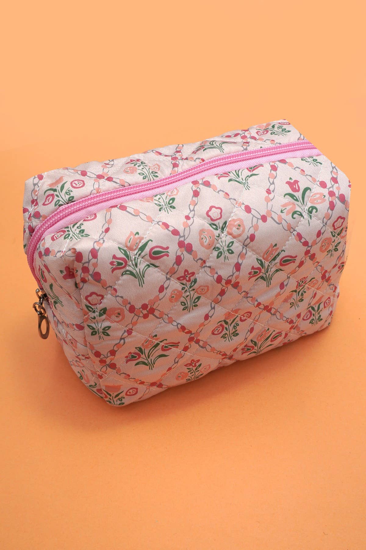 JOSSLYN by wall to wall - Wholesale Makeup/Cosmetic Bag - FLORAL TOILE PATTERN MAKEUP COSMETIC POUCH BAG | 40P5623