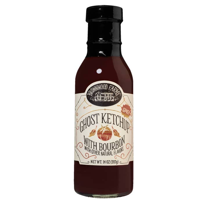 14 oz. Ghost Ketchup for wholesale by Milo's Whole World Gourmet, LLC