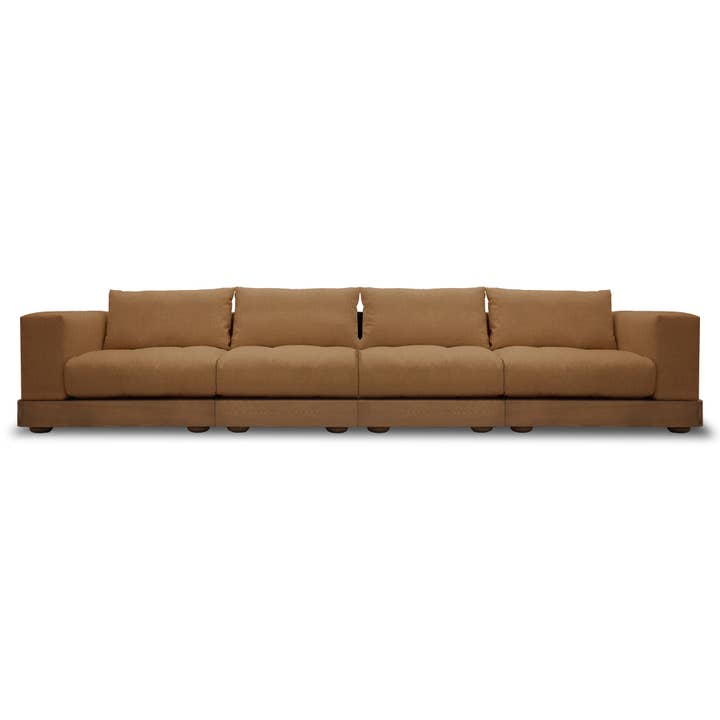 Essence Four-Seater Sofa | Saddle for wholesale by Humble Nature