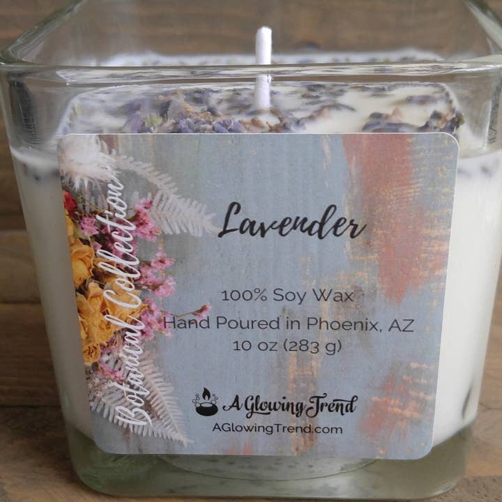 Lavender 10 Ounce for wholesale by A Glowing Trend Handcrafted Candles