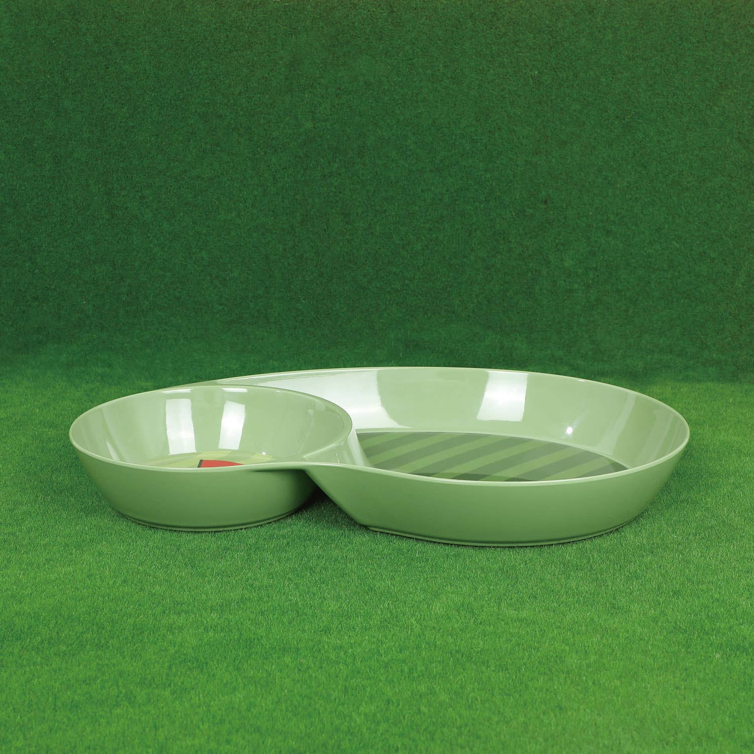 Supreme Housewares - Wholesale Platter - 16" Golf-Themed Melamine Chip and Dip Platter6