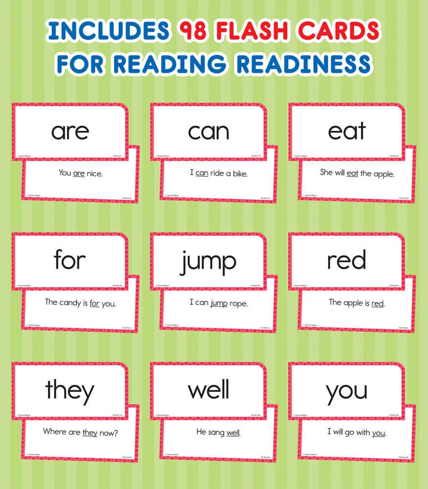 Carson Dellosa Education - Wholesale Learning Cards - Kids & Baby - Basic Sight Words Flash Cards, Ages 6 - 92