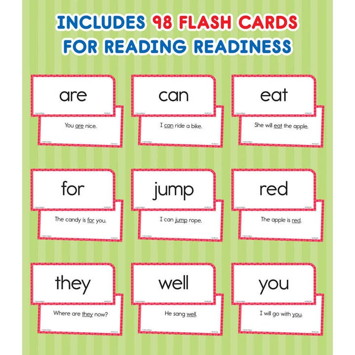 Carson Dellosa Education - Wholesale Learning Cards - Kids & Baby - Basic Sight Words Flash Cards, Ages 6 - 92