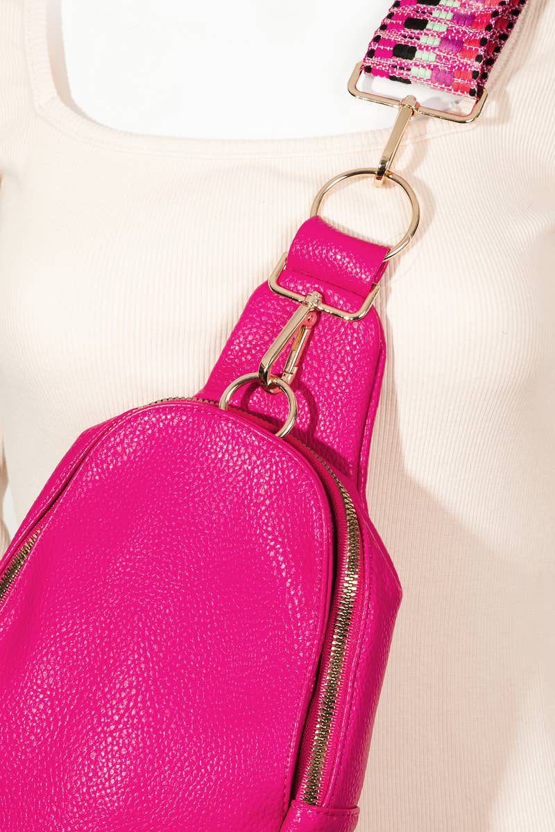 Collections by Fame Accessories - Vente Sac à bandoulière – femme - Sac en cuir à bandoulière unique7