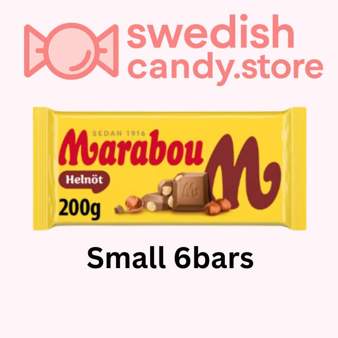 Chocolat aux noisettes Marabou 200G/0,44lb pour la vente par Swedish Candy.Store - Swedish Candy