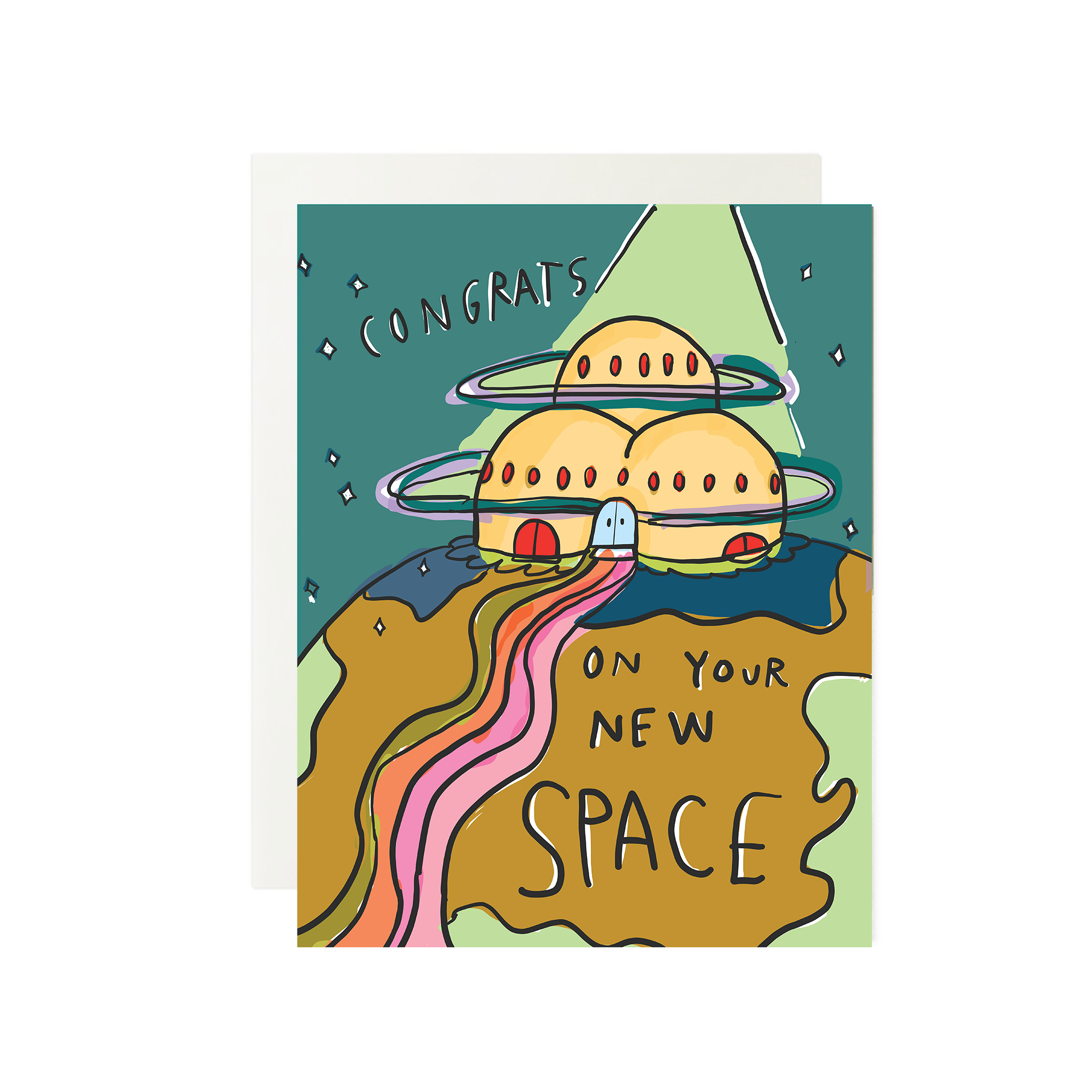 Infinite Spirit - Wholesale Housewarming Card - Congrats On Your New Space |  The Universe Housewarming Card1