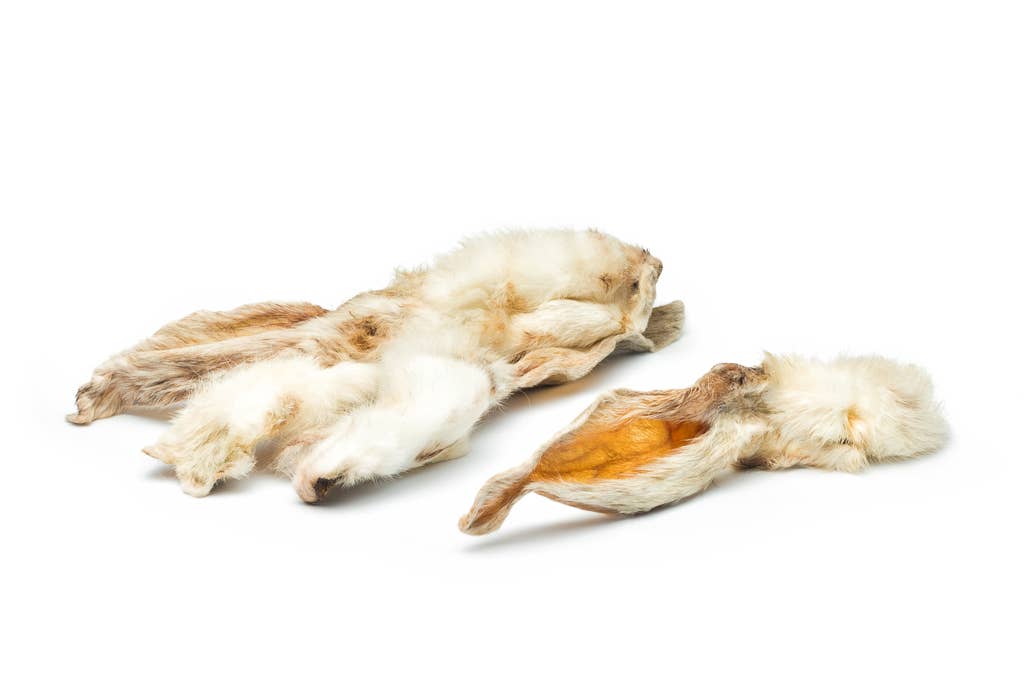 Pets One - Wholesale Pet Treats - Dog - Nakos Rabbit Ears With Hair 250g