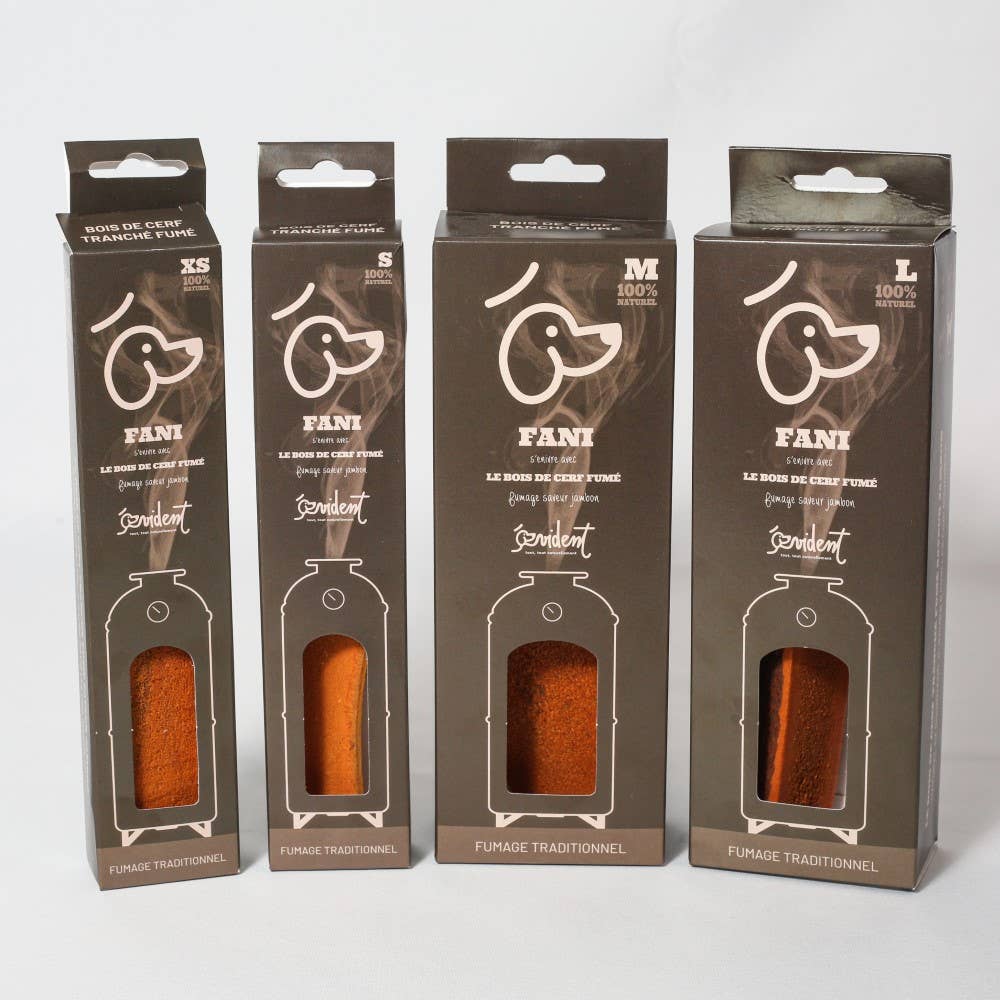 Evident - Wholesale Pet Bone/Rawhide - Dog - FANI - Sliced deer antler smoked with ham, without flavor!9