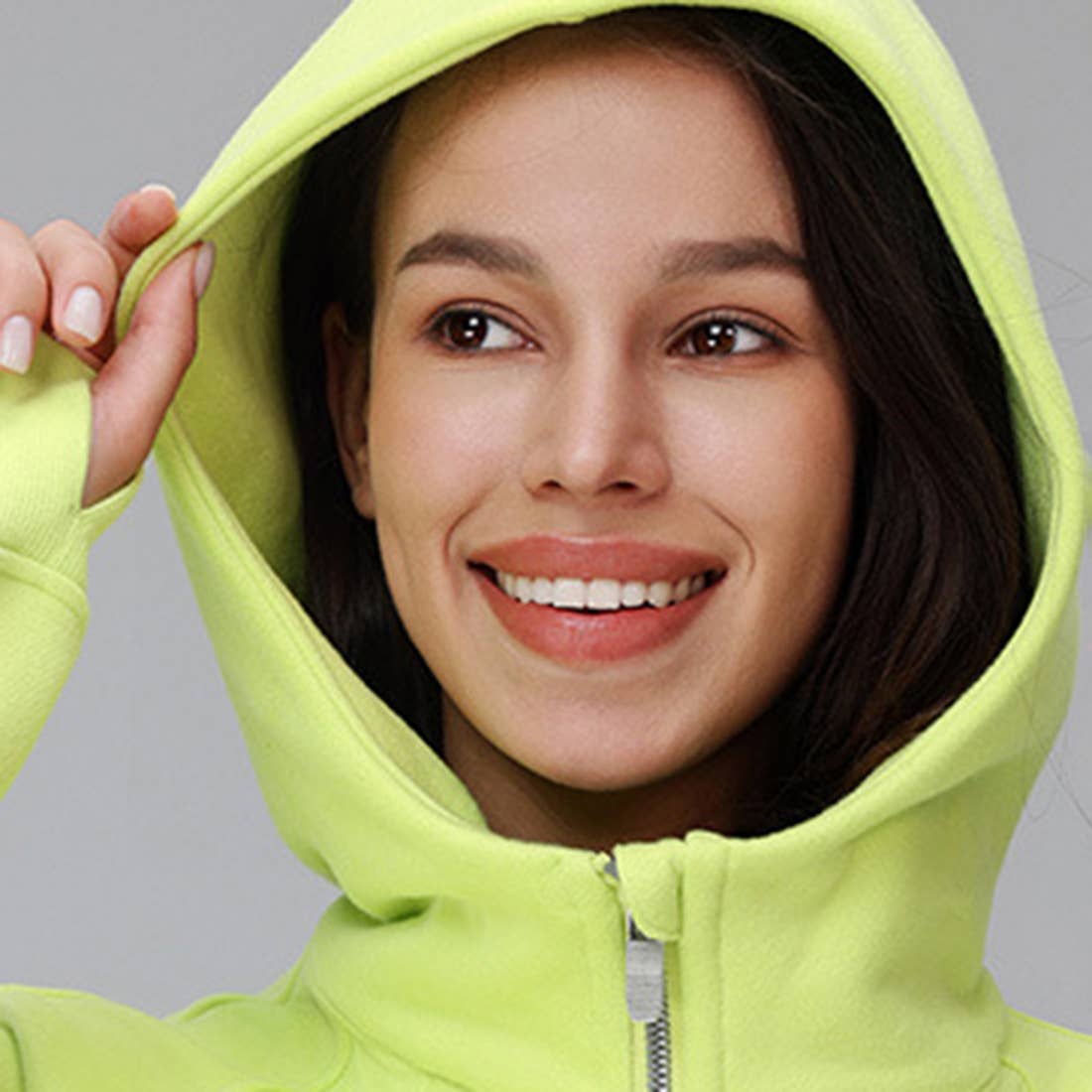 Sodalemon - Wholesale Hoodie - Women's - Women Cropped Fleece Hooded Hoodie14