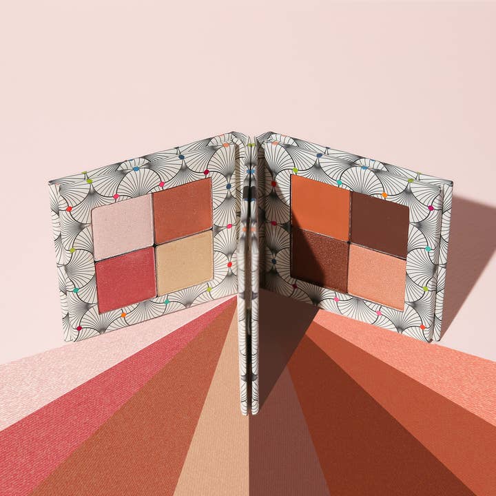 CHARLOTTE BIO - Wholesale Face Makeup Palette - Organic 4-shade eyeshadow palette