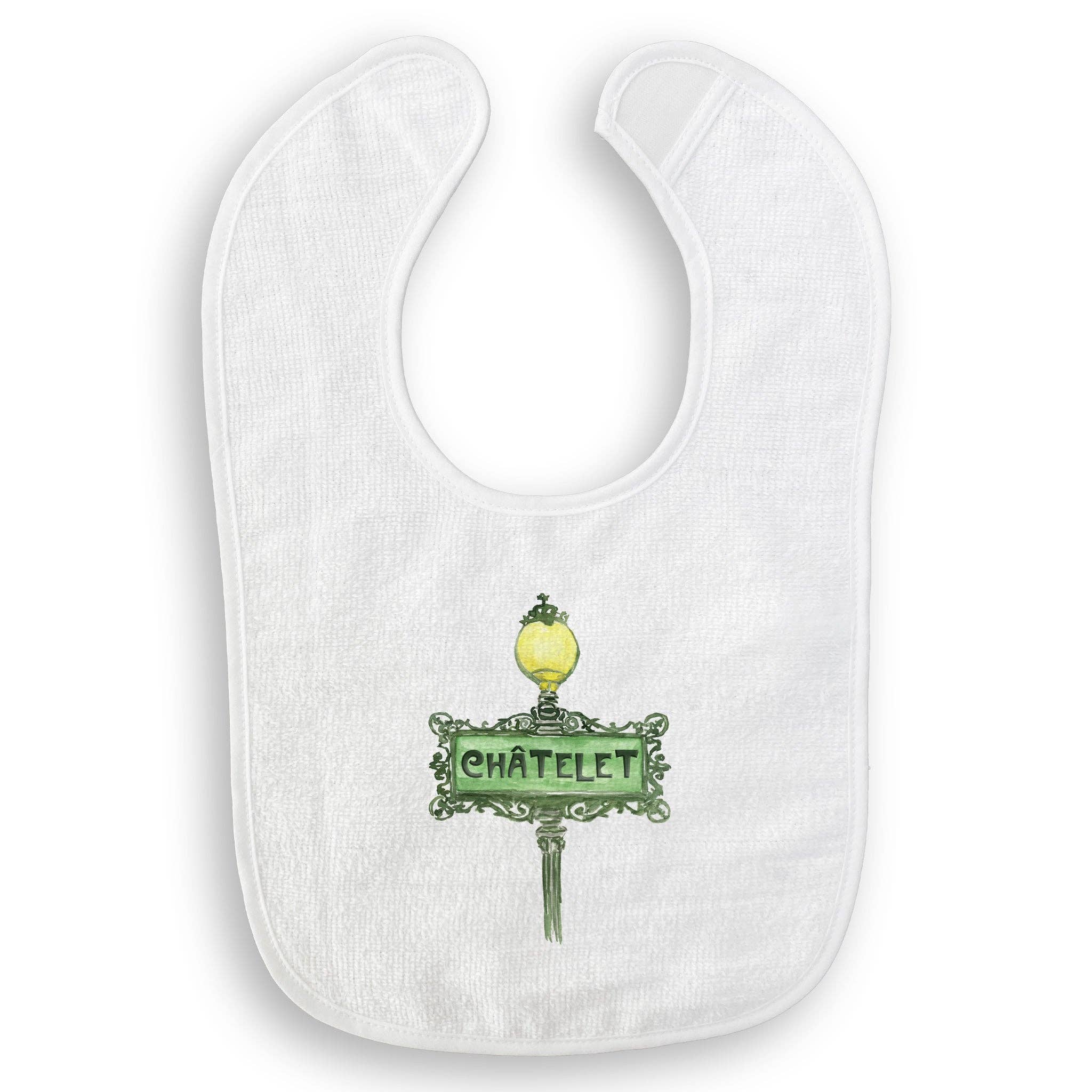 French Graffiti – Großhandel Geschirrtücher – Metroschild Chatelet Paris15