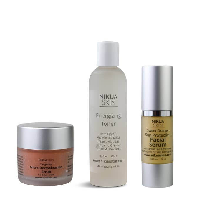 Essential Skin Care Bundle - Set of 3 for wholesale by Nikua Skin