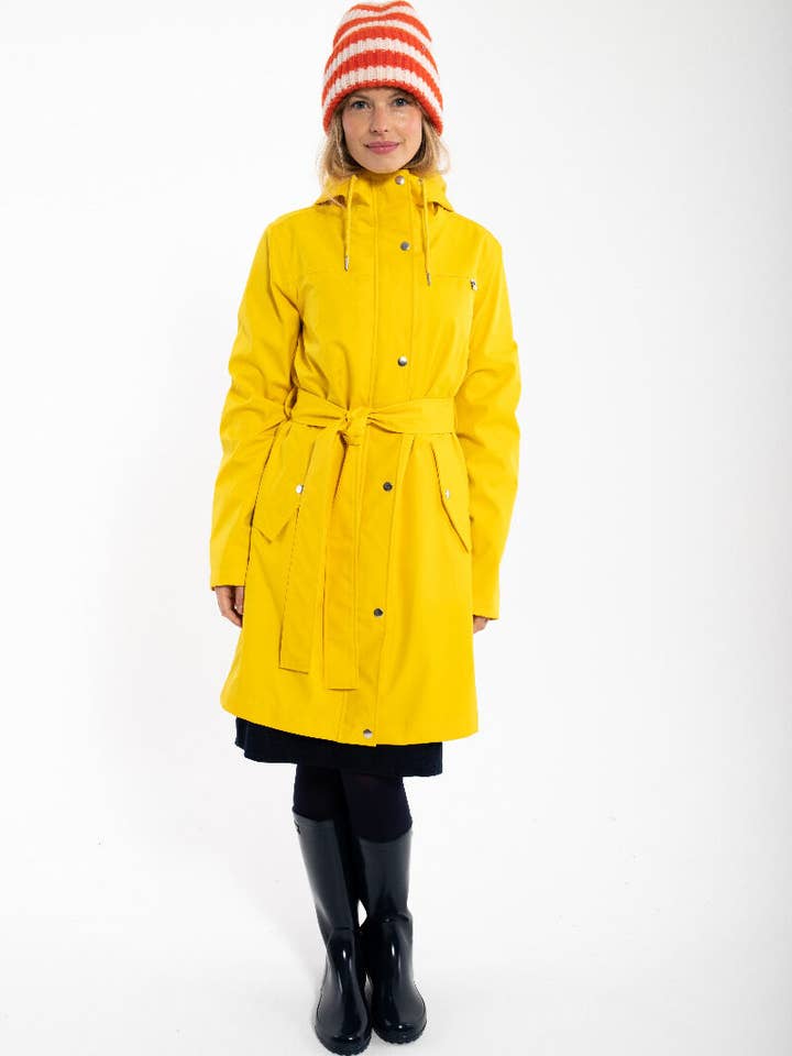 Danefae København - Wholesale Raincoat - Women's - Danerainlover Raincoat Dark Yellow