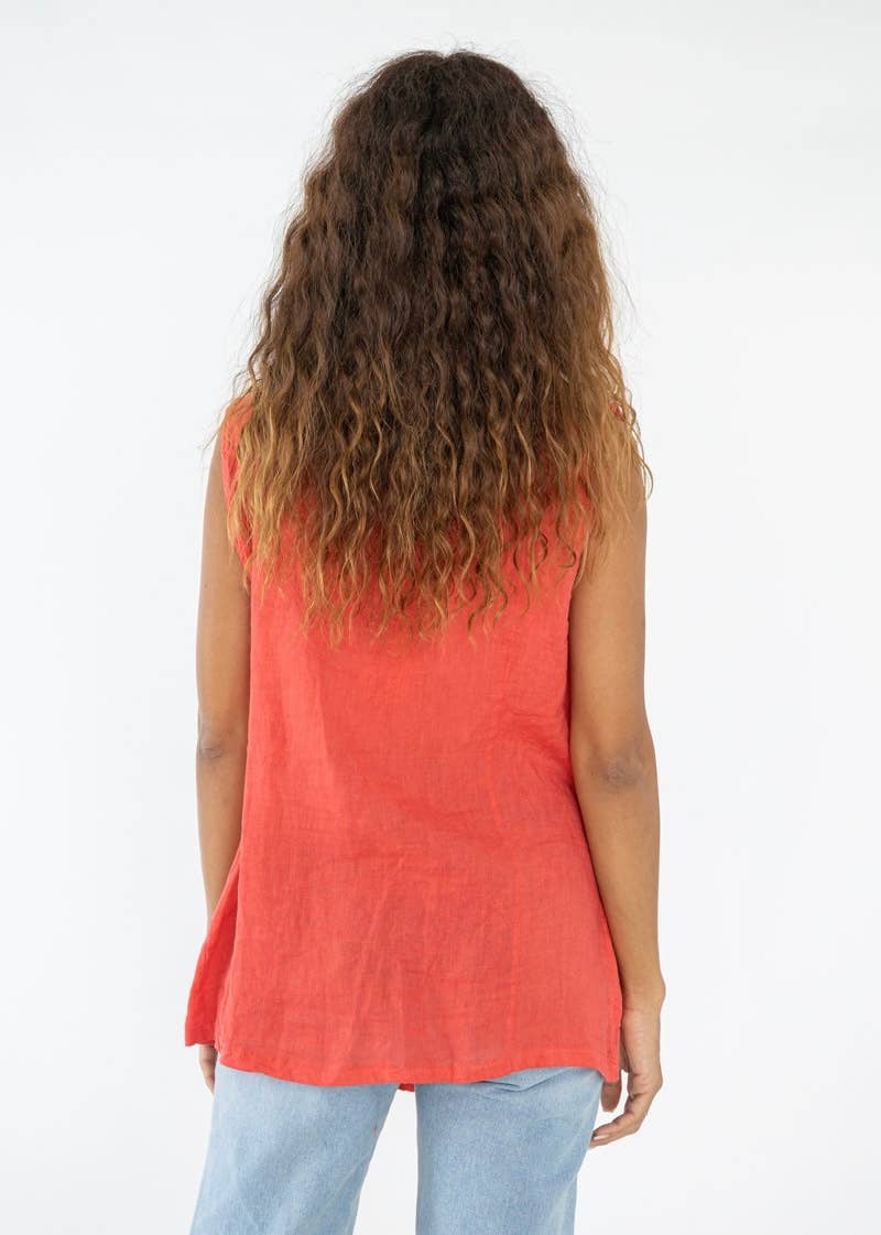 LINEN & COTTON HOUSE – Großhandel Oberbekleidungsweste – Damen – WESTE AUS LEINEN 5172 BESTSELLER FRÜHLINGS- UND SOMMERKLEIDUNG 6