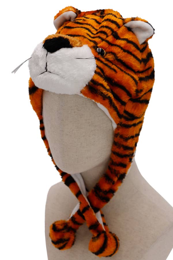 Cap Zone - Wholesale Costume - Women's - Animal Plush Teddy Fur Hat with Short Ear Flaps1