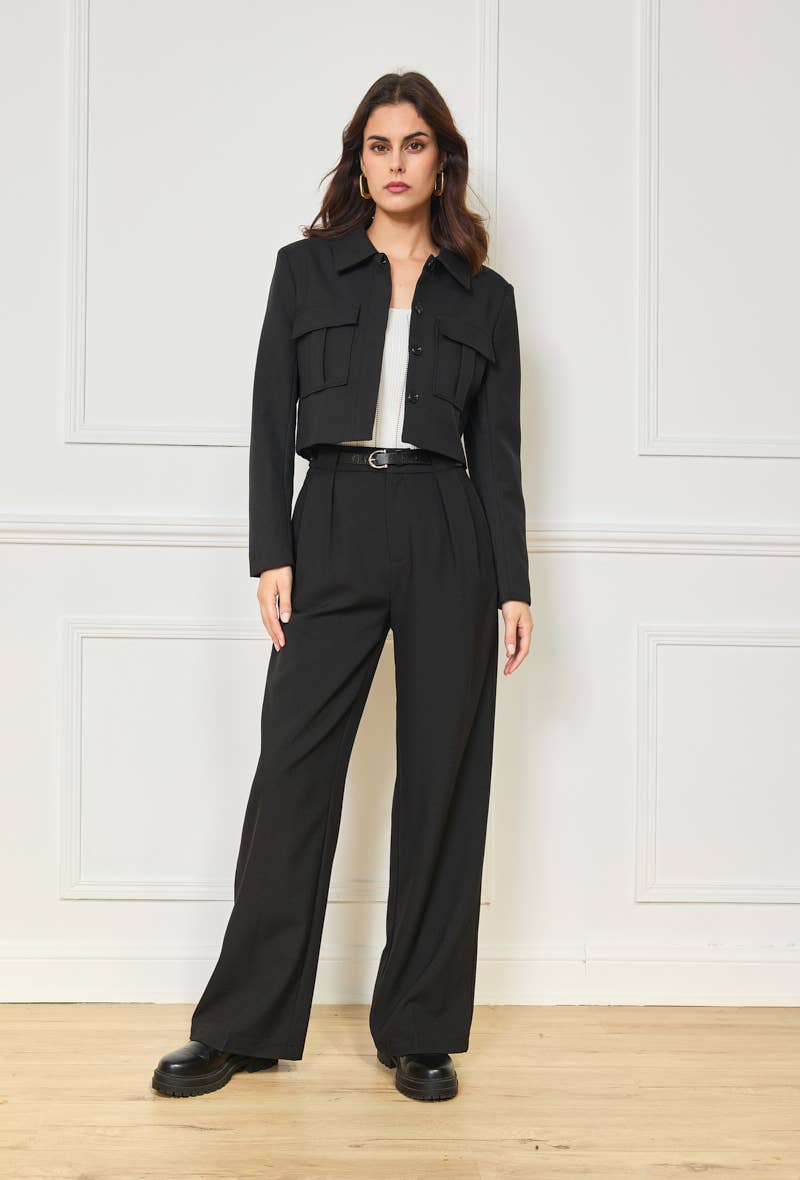 LULUMARY - Wholesale Pants - Women's - Wide pants P9585