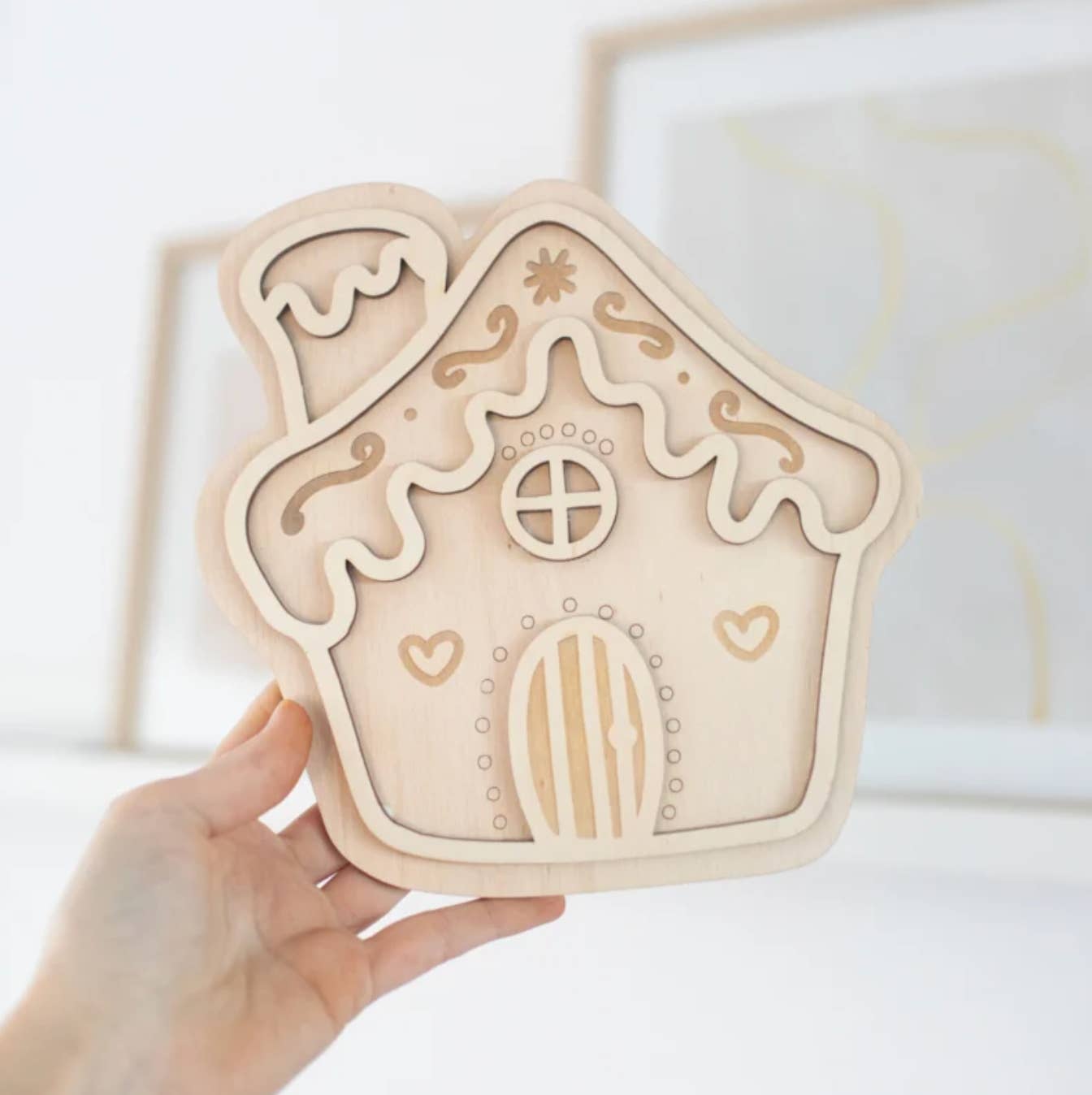 Studio de Rijk - Wholesale Wood Toy - Kids - Play tray - Gingerbread house