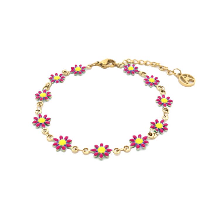 AMORINO SRL - Venta al por mayor Pulseras de abalorios/colgantes - Pulsera Margarita - JN2344F1501