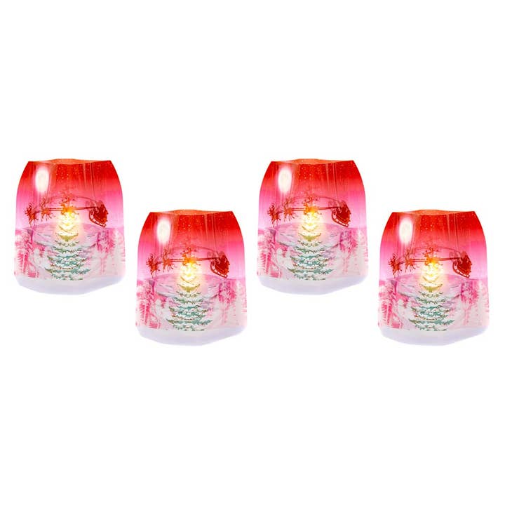 Modgy - Wholesale Christmas Decoration - Luminary - SleighingIt - Christmas Santa and his Reindeer1