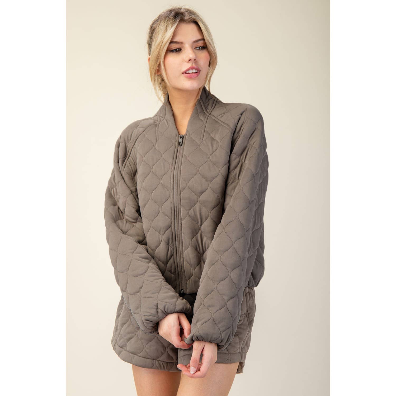 Rae Mode - Vente Veste de sport – femme - BLOUSON BOMBER MATELASSÉ11