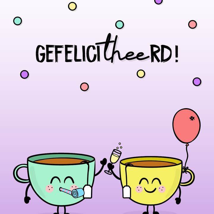 FOODTOF - Vente Cartes d'anniversaire - Carte d'anniversaire « Félicitations »