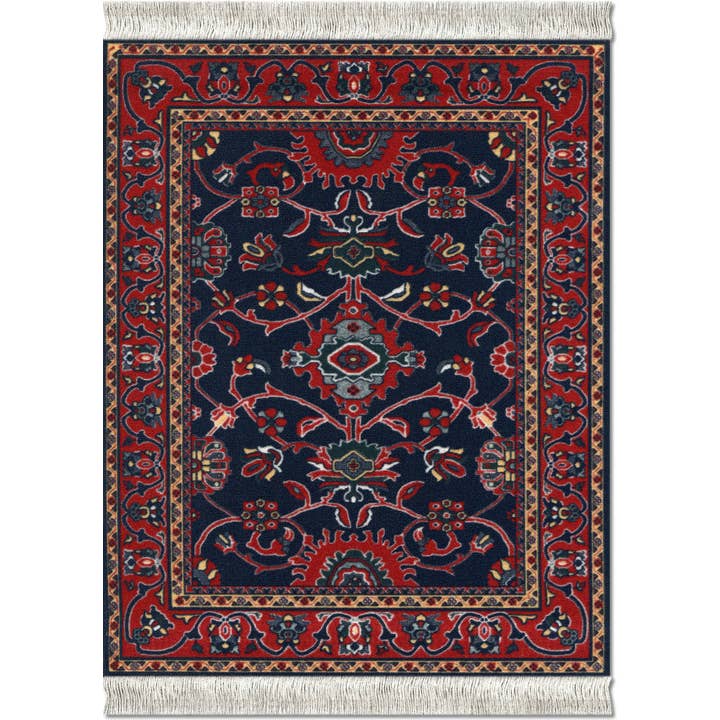 Deep Blue Bergamo MouseRug for wholesale by Mouse Rug