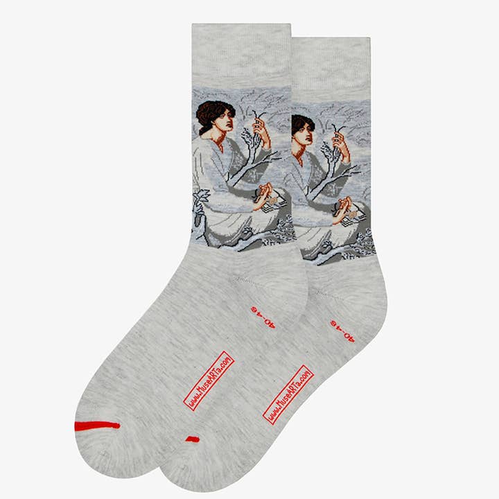 Chaussettes d'art Dante Gabriel Rossetti - The Day Dream pour la vente par MuseARTa GmbH