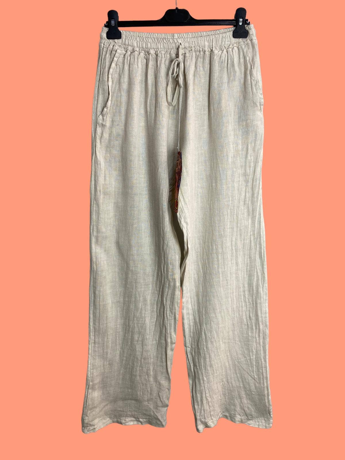 la maison des fibres naturelles - Wholesale Pants - Women's - Straight linen trousers 630132 100% linen40