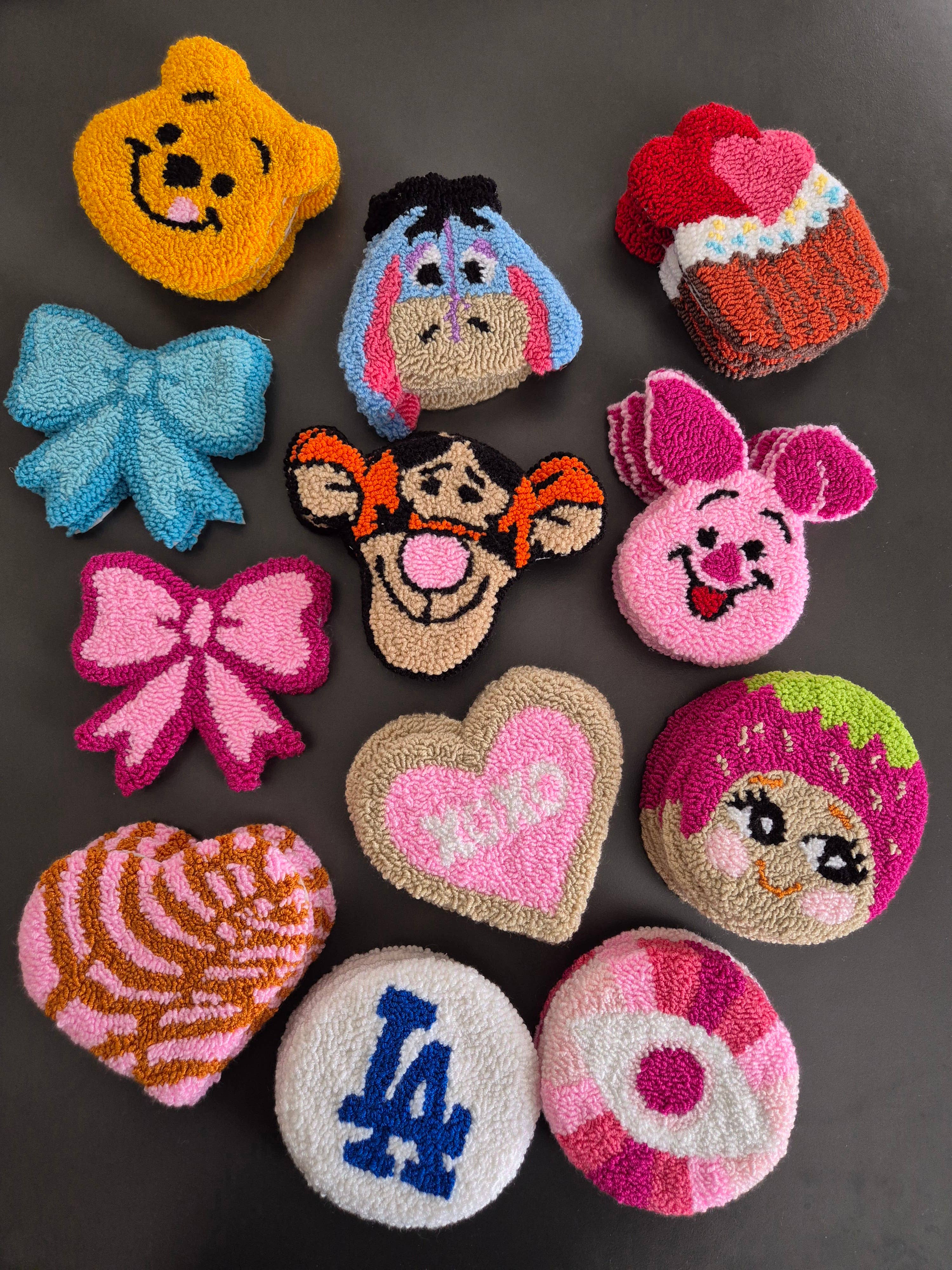 despinacrafting - Wholesale Coasters - Punch Needle Coaster, Mug Rug, Table Decor9