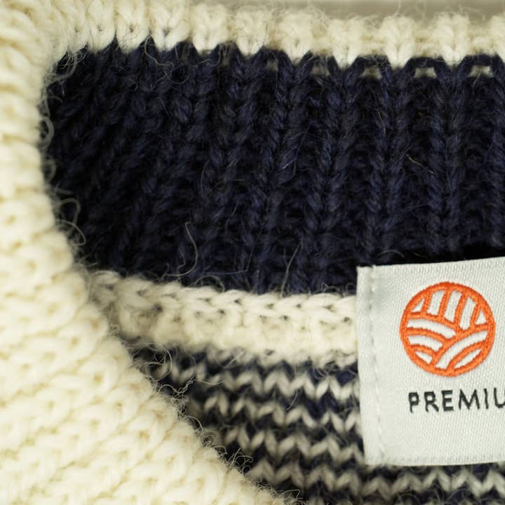 Mars Knitwear – wholesale Knitted jumper – unisex – British Wool Nordic 2.0 Jumper - Ecru