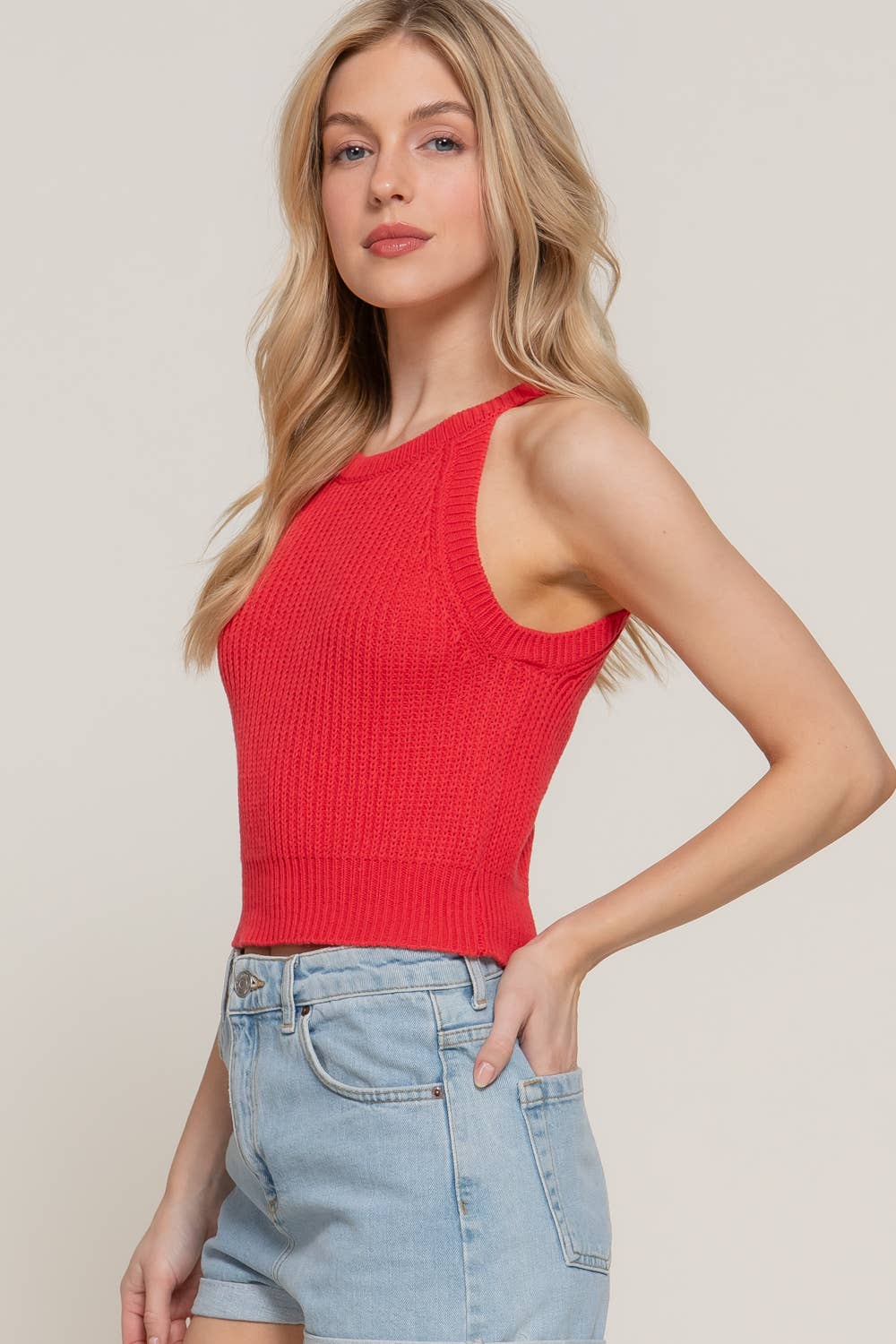 Active Basic | Active USA - Wholesale Tanktop - Dames - Trui met halterhals2