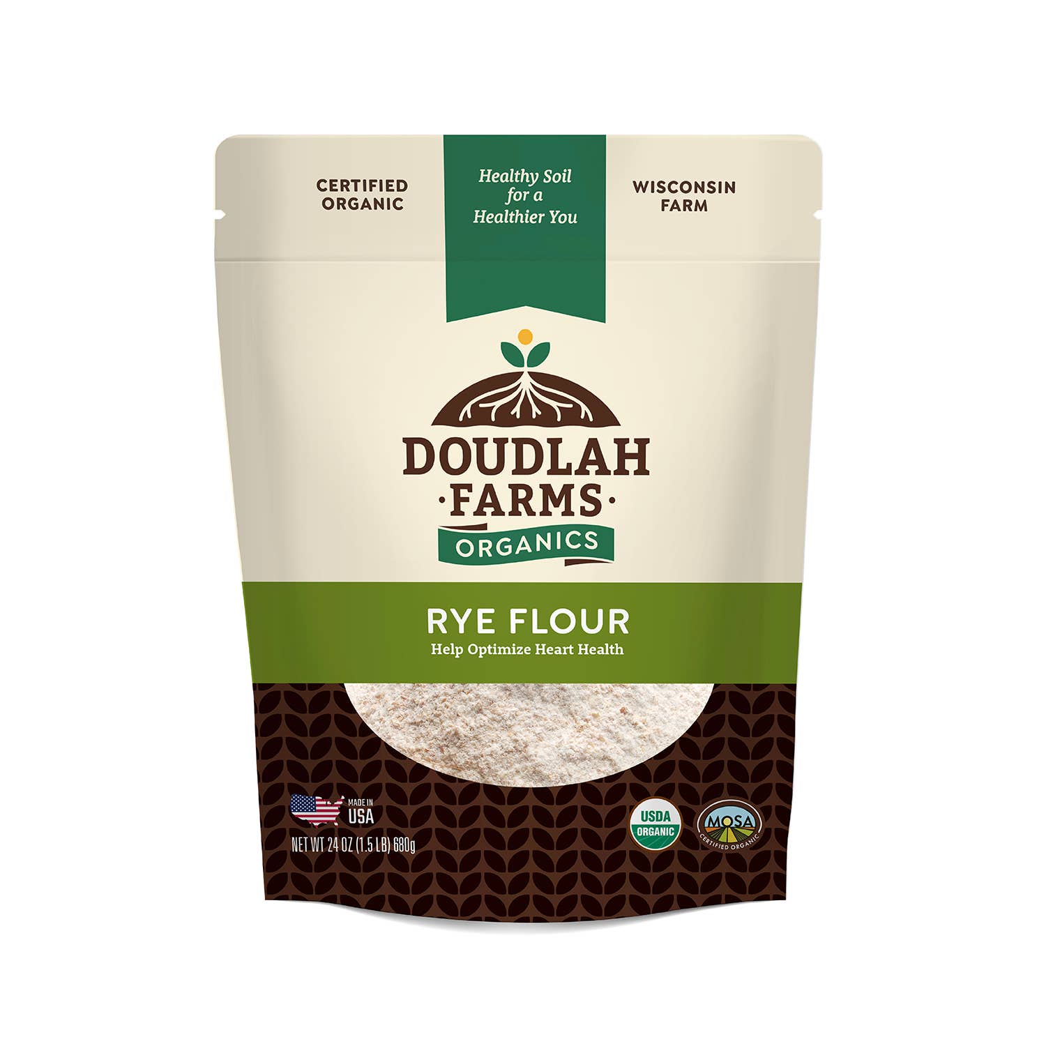 Doudlah Farms Organics - Wholesale Flour - Organic Rye Flour