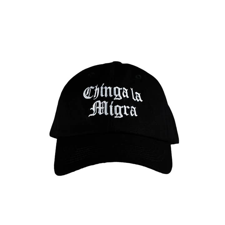 Stitch4pali - Wholesale Baseball Cap - Unisex - Chinga la Migra Embroidered Cotton Dad Hat2