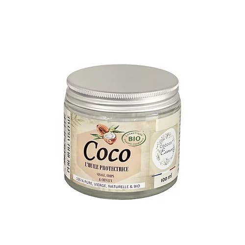 Cocoon’Essence – wholesale Bad- och kroppsolja – Ren ekologisk kokosolja för ansikte, kropp och hår, 100 ml1