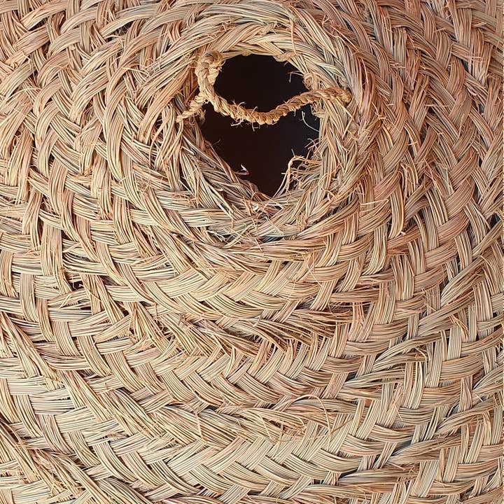Melecraft - Vendita all'ingrosso Lampadario/lampada a sospensione - Lampada a sospensione Ombrellone in fibra naturale intrecciata Doom Straw
