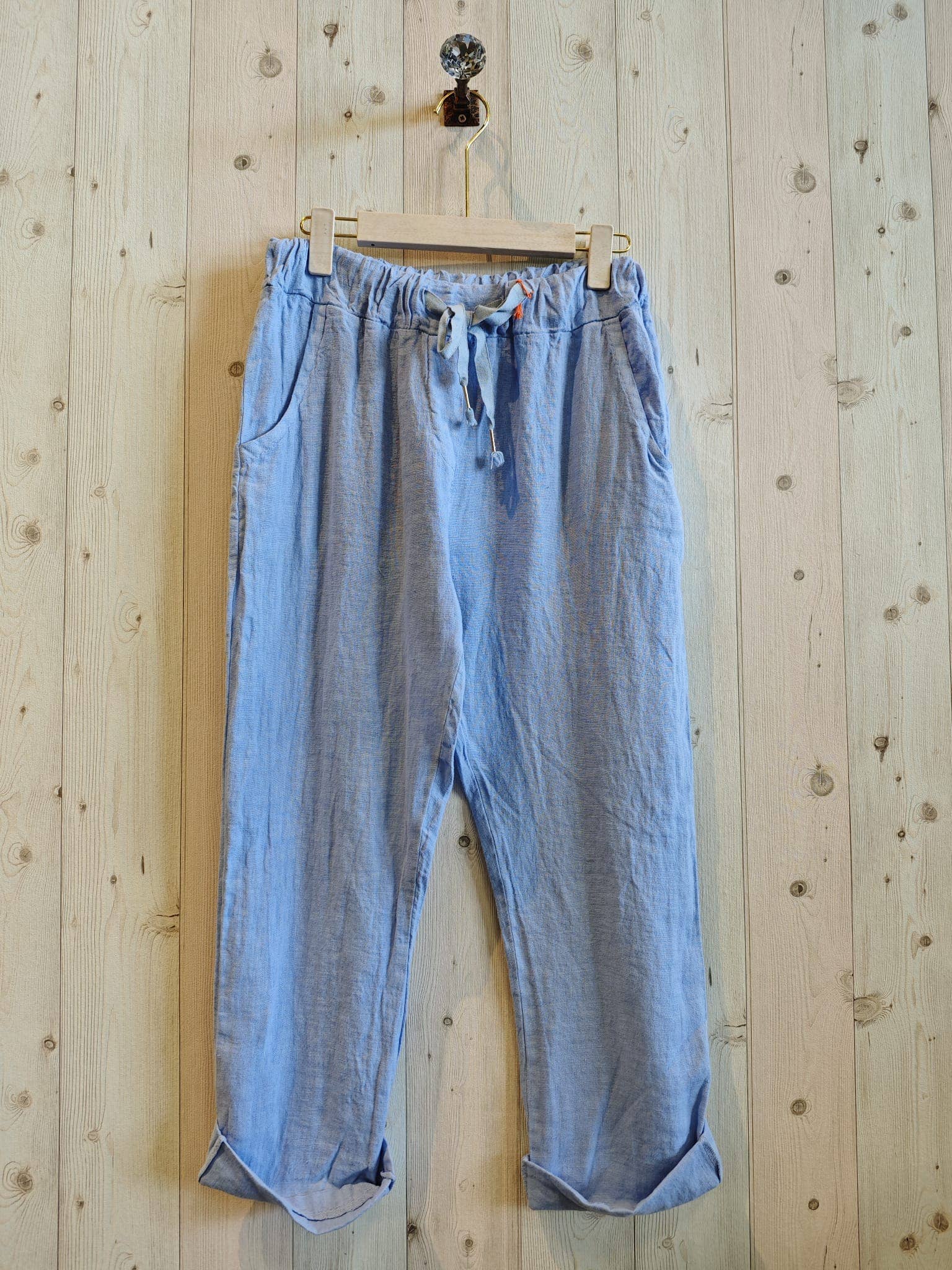 Linen & More - Wholesale Broek - Dames - REF 88433 linnen piratenbroek 100%11