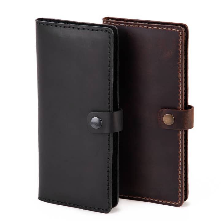 GERZONE - Wholesale Phone Wallet - Unisex - GERZONE HANDMADE PHONE WALLET BLACK GCH-016
