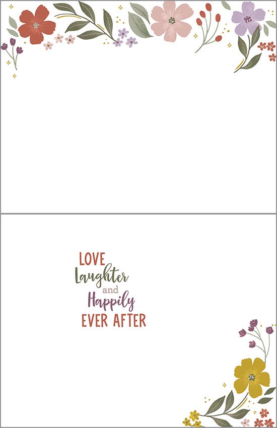 GINA B DESIGNS - Wholesale Wedding Card - Wedding Greeting Card - Happy Couple1