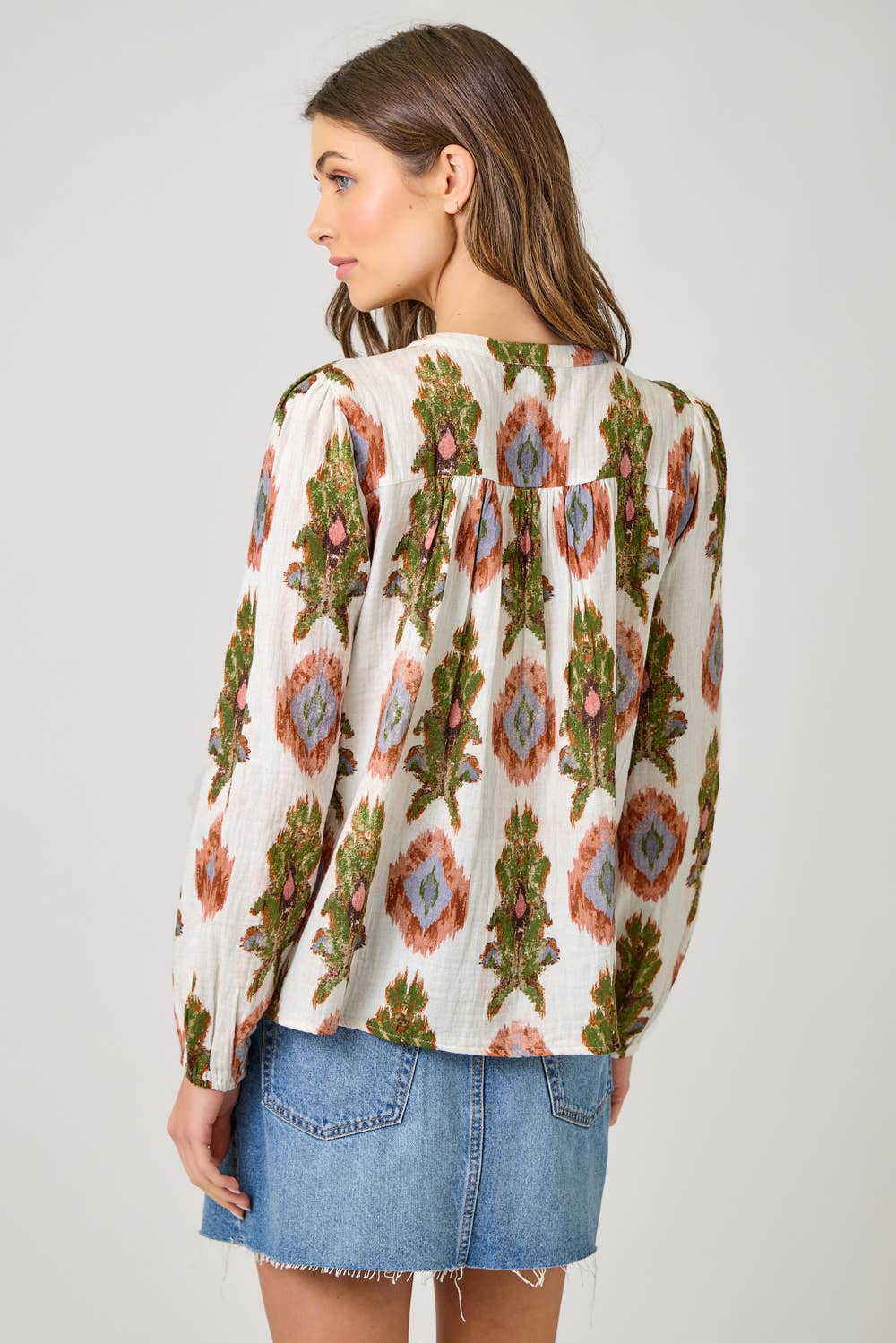 Mystree - Wholesale Blouse - Women's - 61311 Embroidery Yoke Peasant Top 12