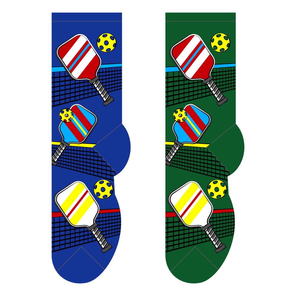 FOOZYS Fun Socks - Wholesale Socks - Men's - Pickleball Socks0