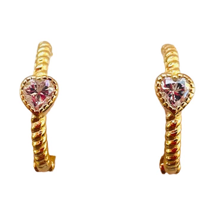 Hjärta Twist Huggie för wholesale av Modern Opus