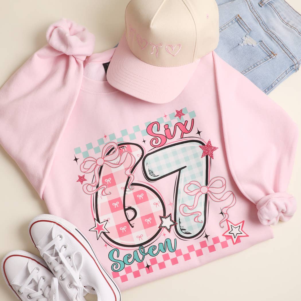 Fashion City - Wholesale Sweatshirt - Unisex - CHECKER SIX SEVEN Heavyweight Sweatshirt2