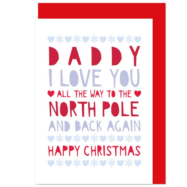 Far Nordpolen julekort for engroshandel hos Bow & Bell